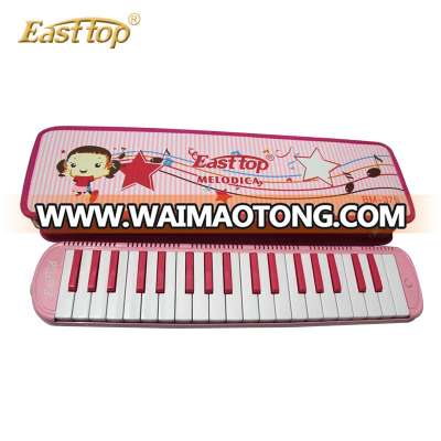 37 key student melodica piano melodion with refine bag