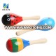 wholesale musical toy wooden maracas for baby education